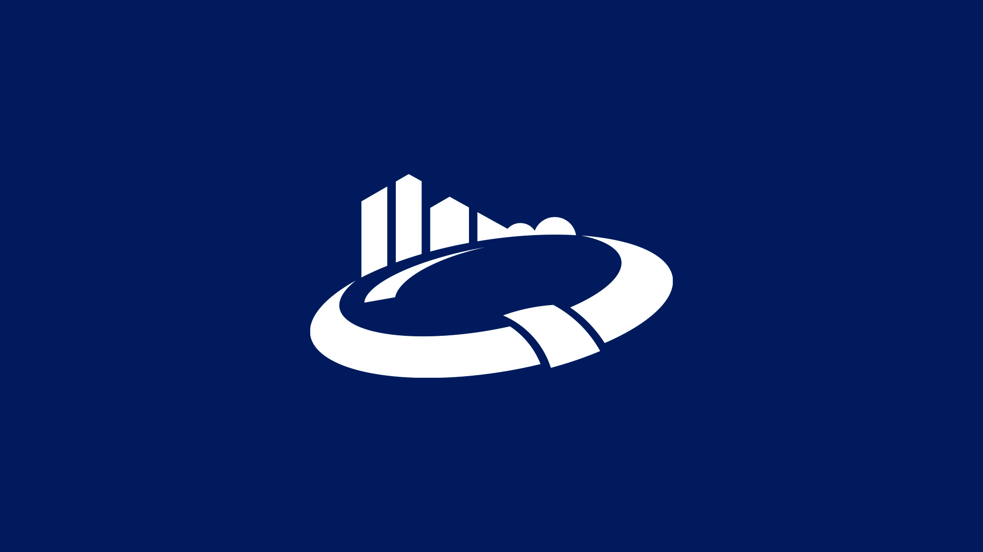 Het Bouwend Nederland logo in wit op een donkerblauwe achtergrond